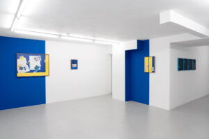 Installation view, „Samuel Henne – hand to hand“, kjubh Kunstverein, Cologne